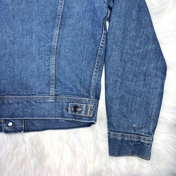 🚫SOLD! VINTAGE |•LEE•| Lee Riders Denim Relaxed Fit Trucker Jean Jacket - Picture 12 of 16